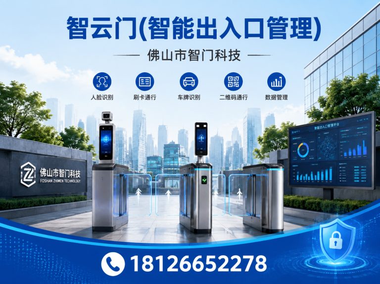 禅城区智能悬臂门展示图